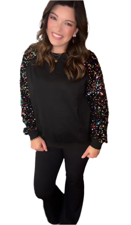 Sequin Pullover