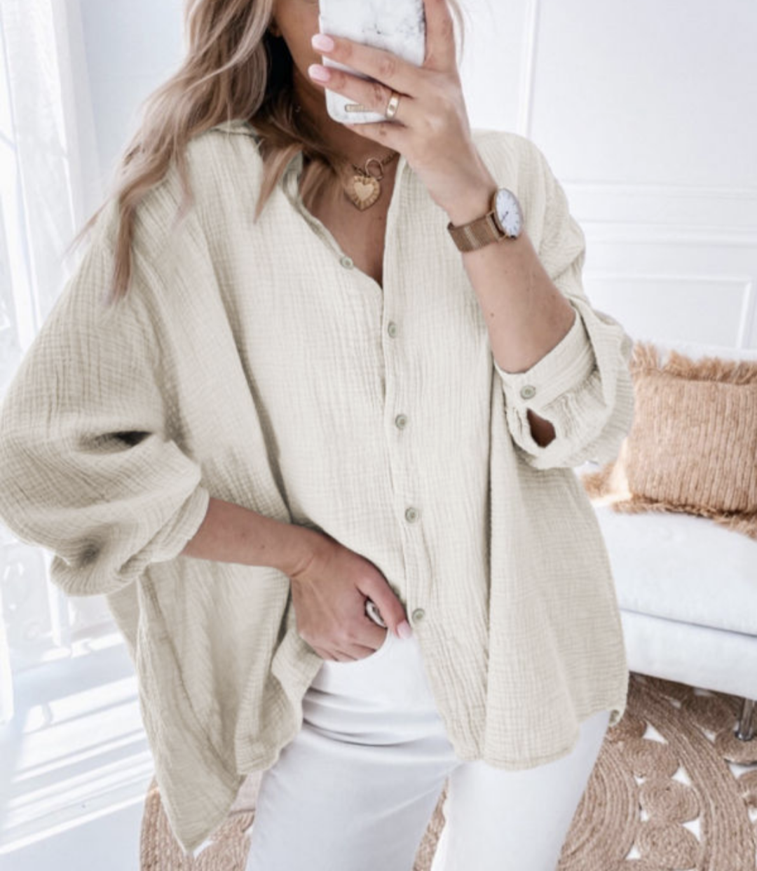 Oversized relaxed top